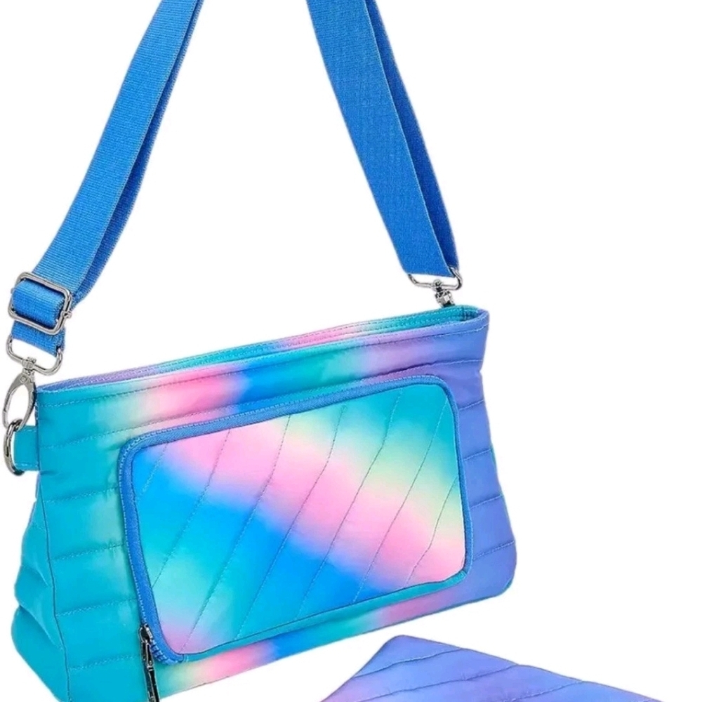 THINK ROYLN  Bank Street XL Crossbody Bag With Pouch & Removable Strap NWT